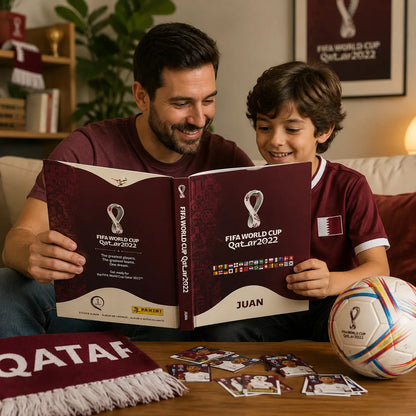 durable personalized world cup qatar 2022 album cover for collectors