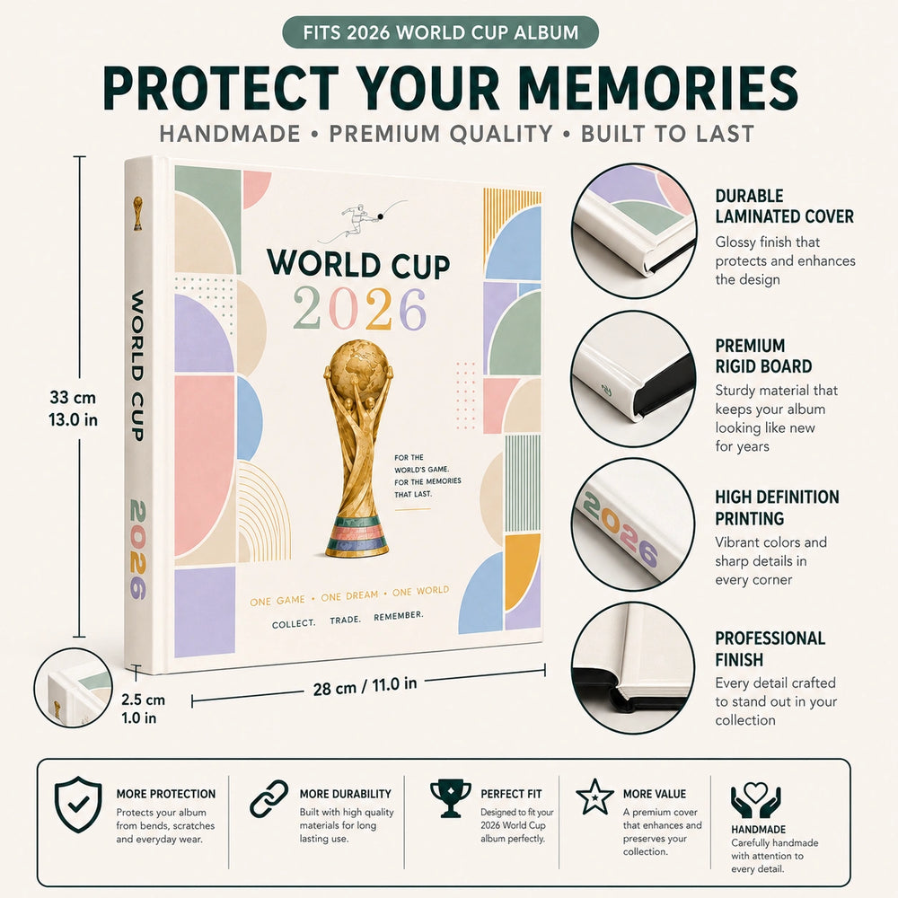 World Cup 2026 Unity Edition – Hardcover Album Protector