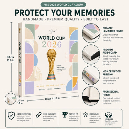 World Cup 2026 Unity Edition – Hardcover Album Protector