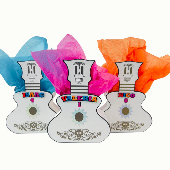 Coco themed sugar skull party favor