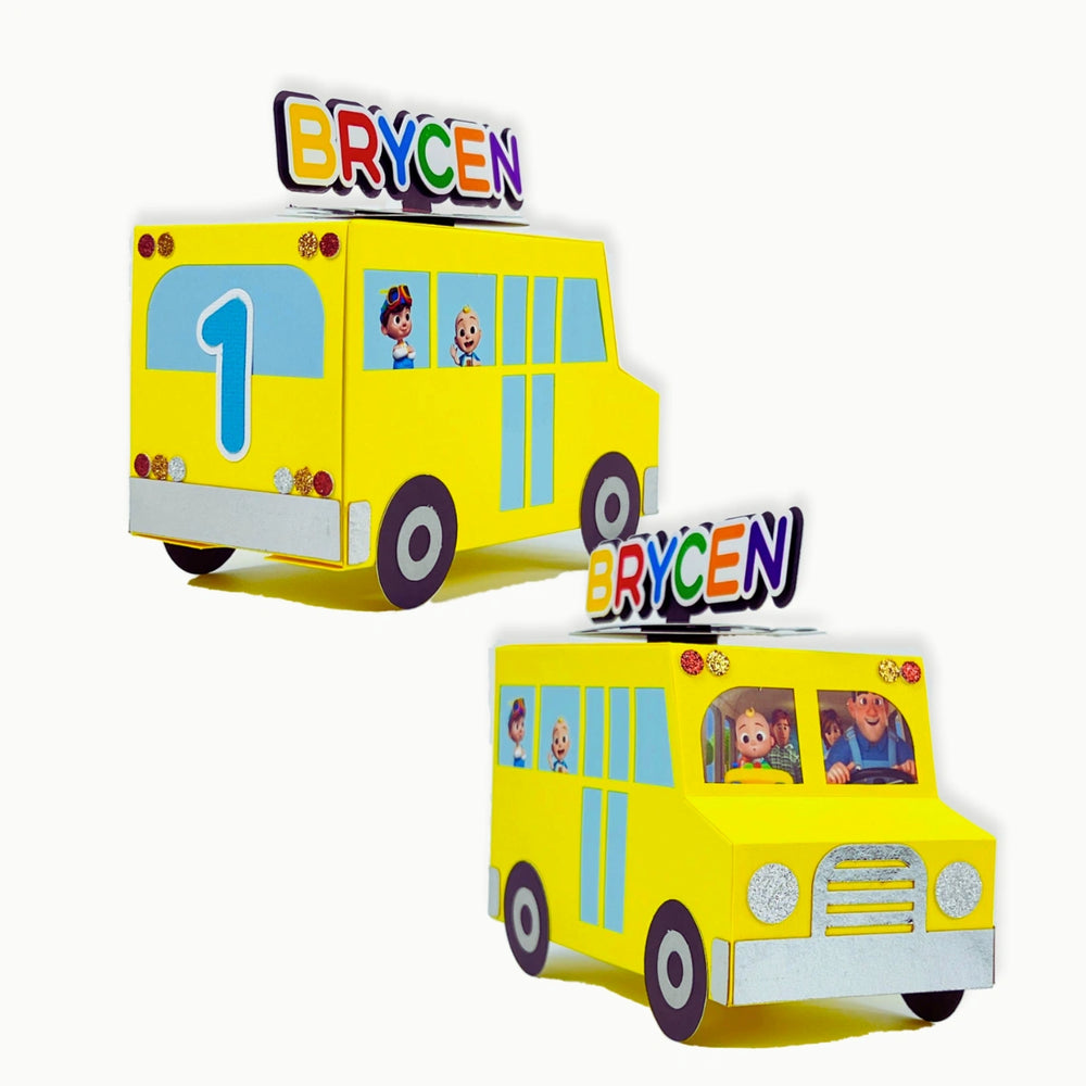 Cocomelon Party Favor  — Kids Birthday Party Candy or Toy Boxes | Set of 6, 12, 15, 24
