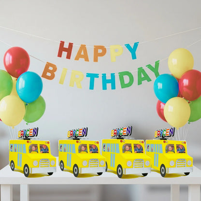 Cocomelon Party Favor  — Kids Birthday Party Candy or Toy Boxes | Set of 6, 12, 15, 24