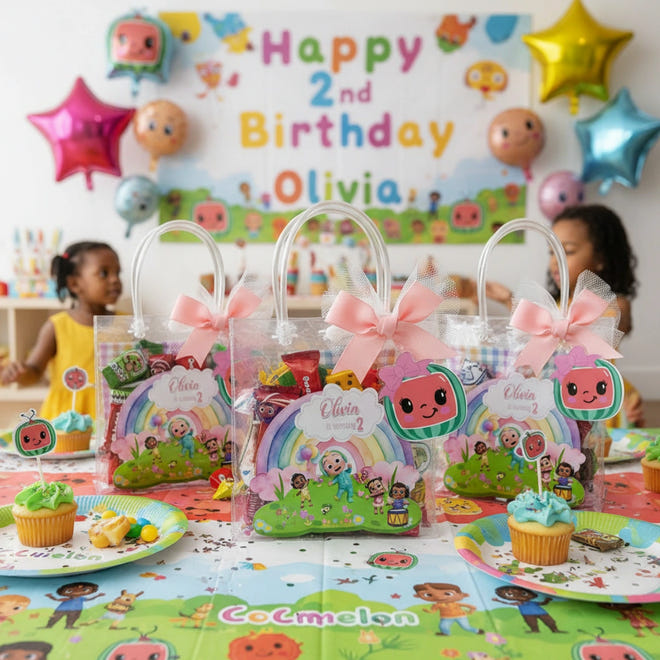Cocomelon Party Favor Bag – Kids Birthday Favor