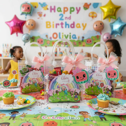 Cocomelon Party Favor Bag – Kids Birthday Favor