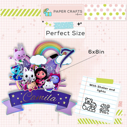 Gabby’s Dollhouse Cake Topper