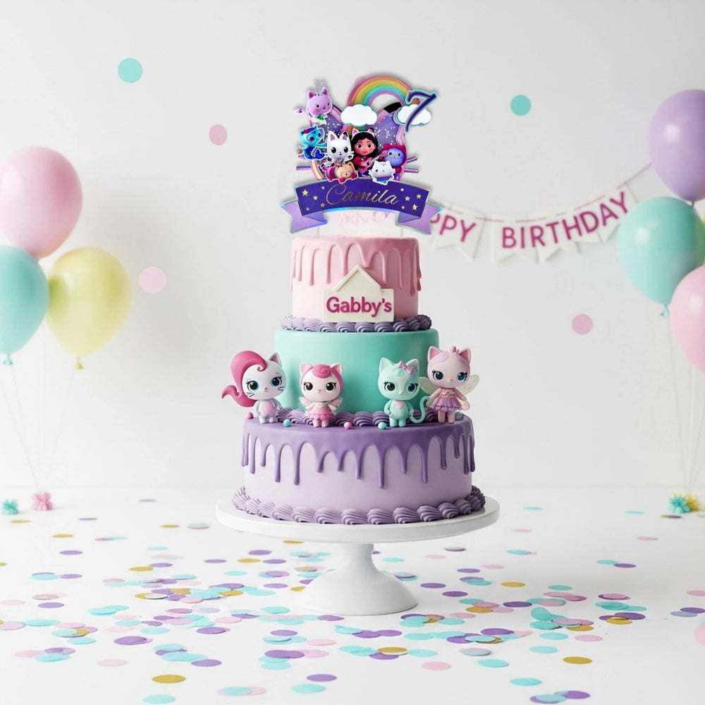 Gabby’s Dollhouse Cake Topper