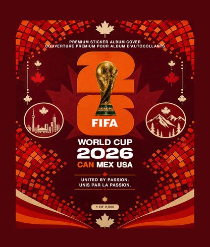 FIFA World Cup 2026 Album Protector – Rigid Cover for Softcover Sticker Album