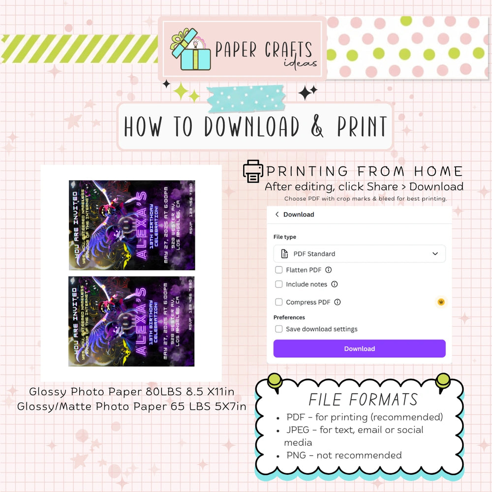 Personalized Murder Drones Birthday Invitation — Custom Name & Age | Editable Party Invite