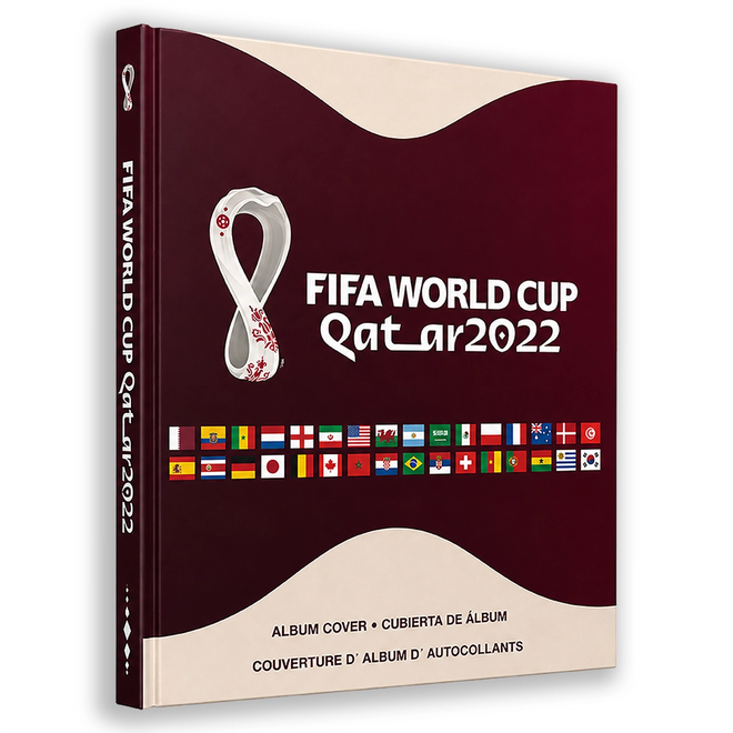 Qatar 2022 Album Protector – Rigid Cover for Softcover Sticker Album