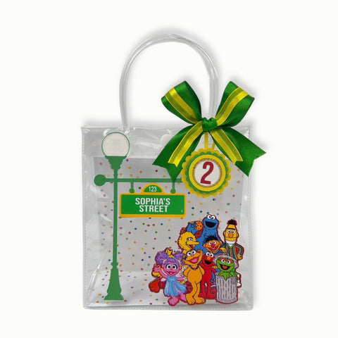 Sesame Street Party Favor Bag – Personalized Goodie Bag for Kids Birthday