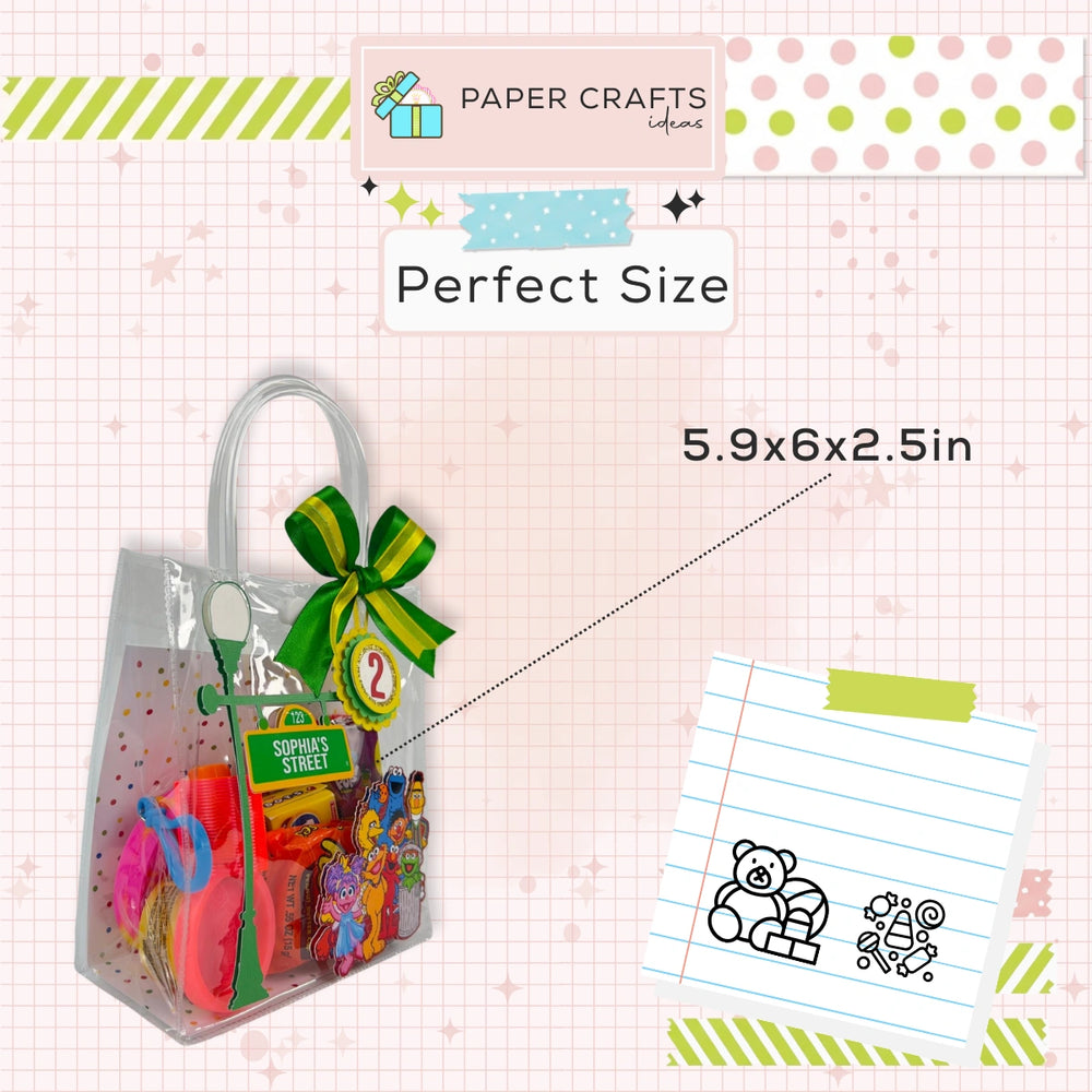 Sesame Street Party Favor Bag – Personalized Goodie Bag for Kids Birthday